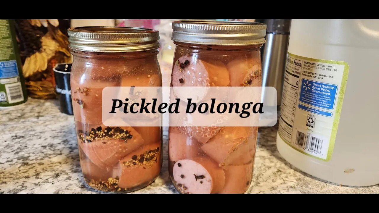 Homemade pickled bolonga @sandy #pickled