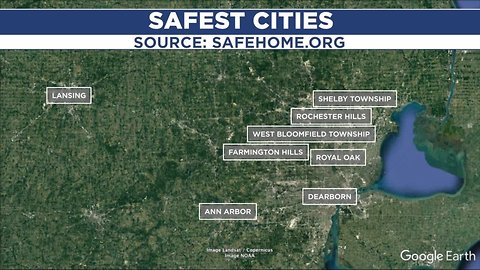 Report: Top 25 safest cities in Michigan