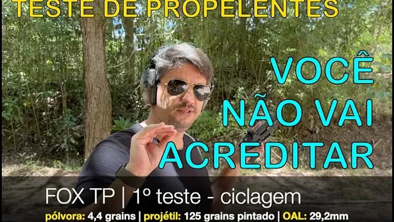 BAIXA CARGA DE PÓLVORA | FOX TP | É A MELHOR? | O RESULTADO FOI ESTE!