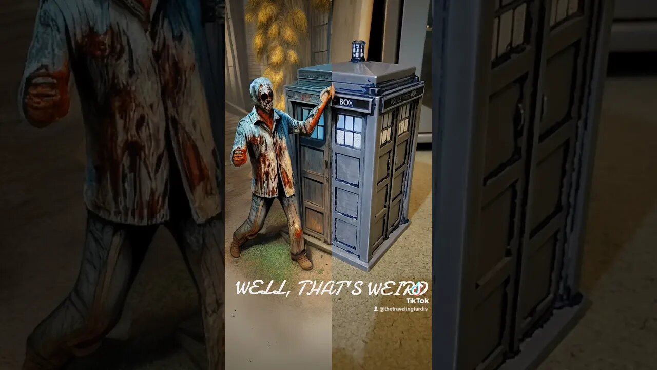 🎃 #TARDIS VS #THEWALKINGDEAD #TIKTOK #FILTER #TWD #TLTT #DOCTORWHO #CROSSOVER #SHORTS #SUBSCRIBE