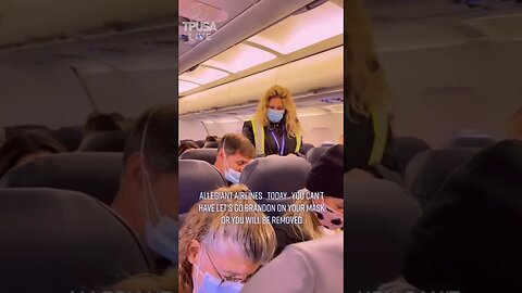 ALLEGIANT AIRLINES KICKS OFF PASSENGER FOR WEARING A LET’S GO BRANDON MASK