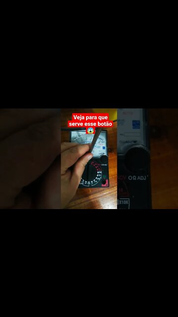 Aprenda calibrar seu multímetro analógico.