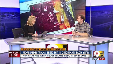 Cincinnati drivers hit more than 400 pedestrians in 2018