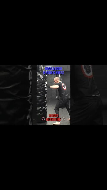 Heroes Training Center | Kickboxing & MMA "How To Double Up" Hook & Hook & Hook & Knee 2 BH #Shorts