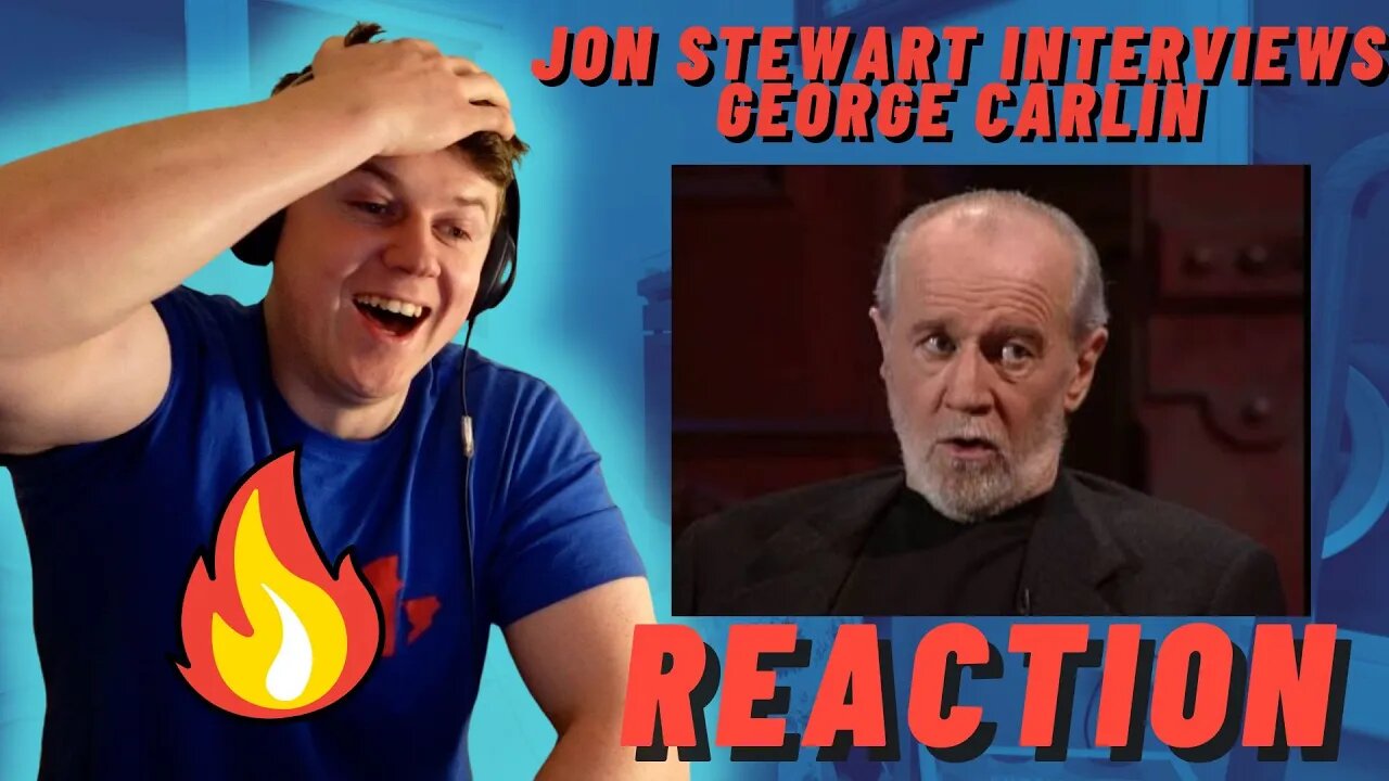 Jon Stewart Interviews George Carlin ((IRISH REACTION!!)) BEST CARLIN INTERVIEW!!