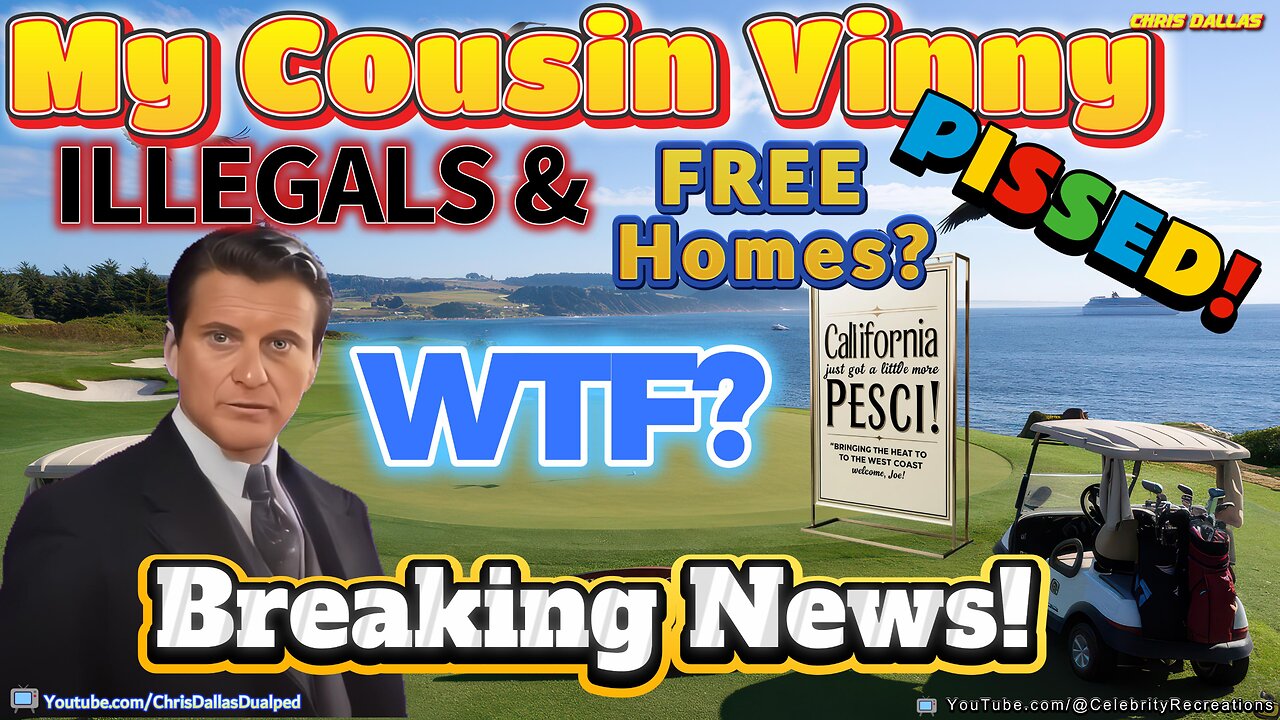 My Cousin Vinny Is PISSED! Illegals With FREE Homes & Taxpayer Bones, He Sets The Record Straight!