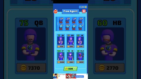 FREE AGENT TOUCHDOWB GLORY