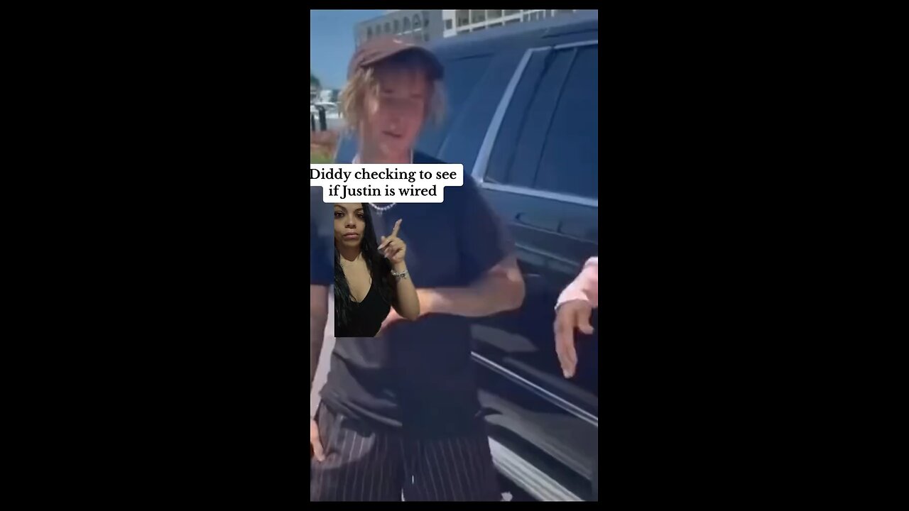 Diddy is asking Justin B if he is wearing a wire