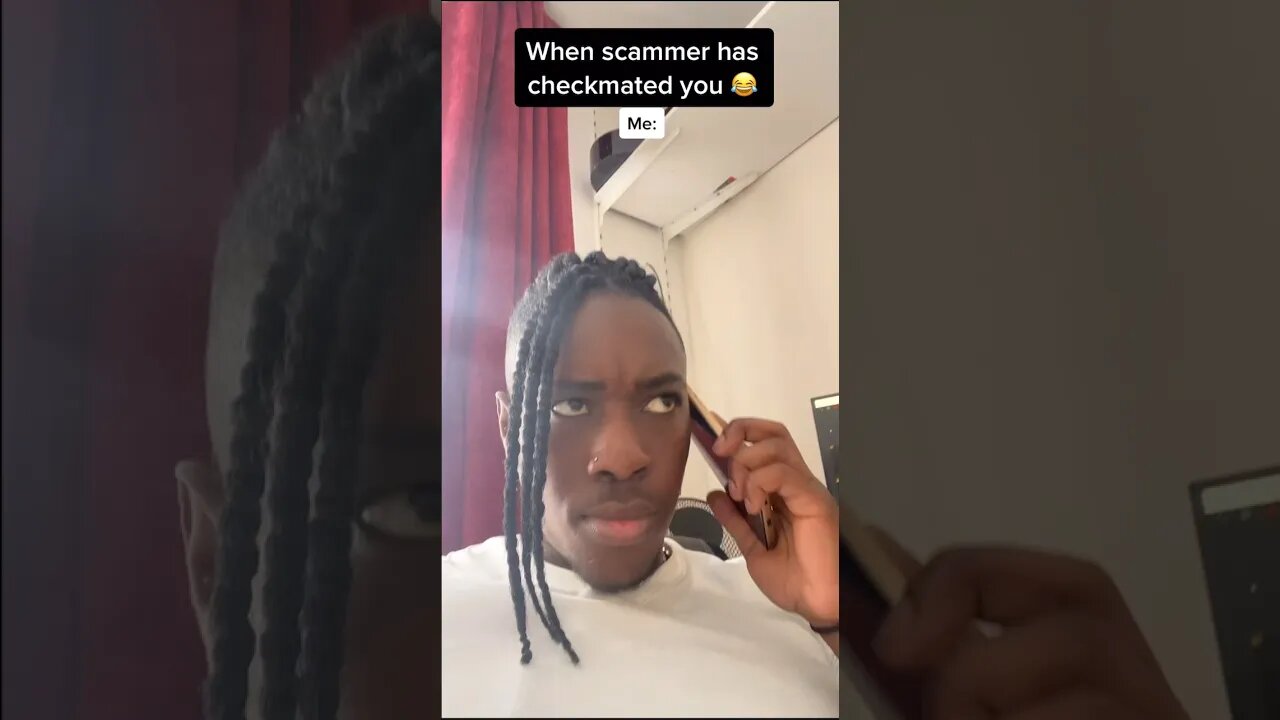 When scammer has checkmated you 😂 #skit
