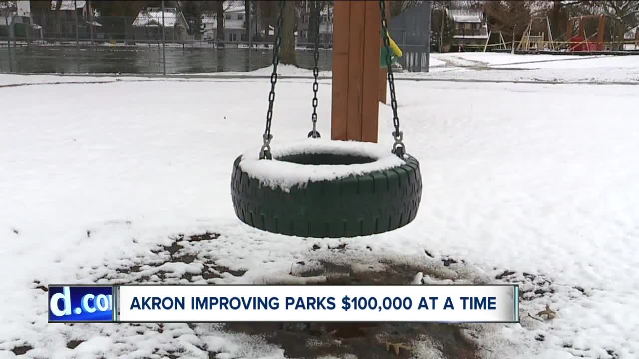 Akron spending hundreds of thousands to improve neighborhood parks