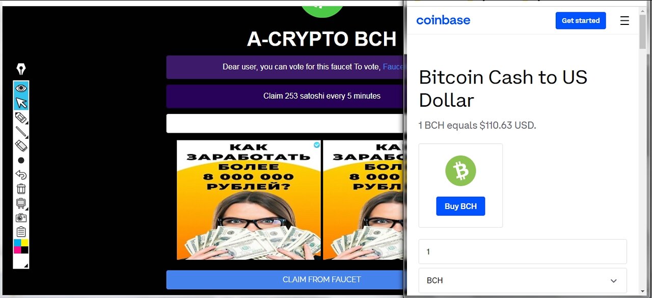 How To Earn Free Bitcoin Cash Every 5 Minutes At ARUBLE A CRYPTO BCH Instant Withdraw At FaucetPay