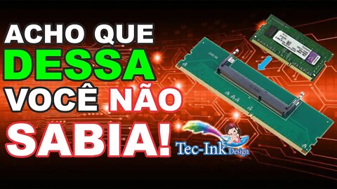 Como Fazer Pra Usar Memória De Notebook Em Desktop? Testei O Adaptador DDR3 Do Aliexpress CONFIRA!