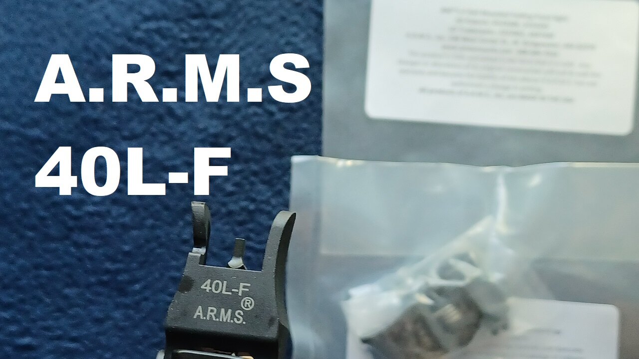 SHOW AND TELL: A.R.M.S. Inc. #40L-F (Front flip up sights)