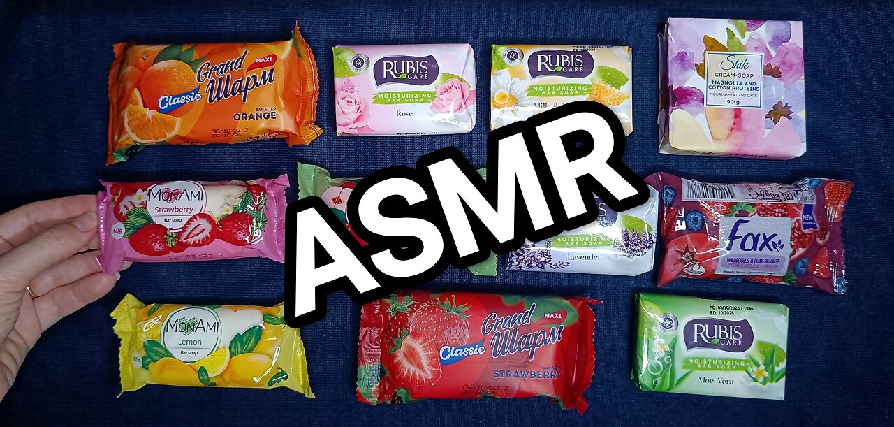 ASMR 🧼 SOAP SORTING, TAPPING 🧼💤