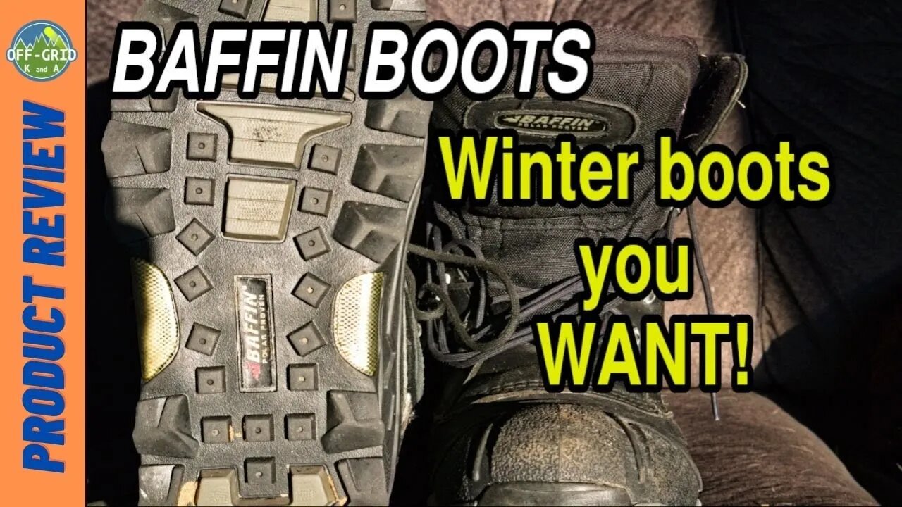 Warm Winter Weather Boots - Ice Fishing, Hunting, Snowmobile Gear - Baffin Boots // Product Review