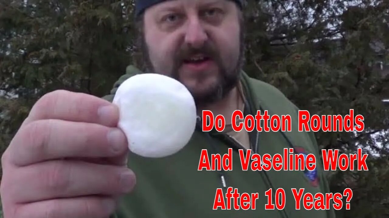 Cotton Rounds And Vaseline After About 10 Years Of Storage