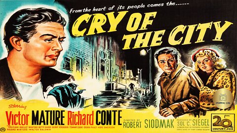 Cry Of The City 1948 | Classic Film Noir - Crime | Full Movie HD