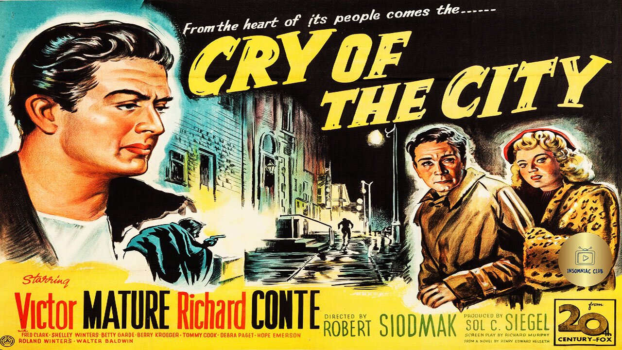 Cry Of The City 1948 | Classic Film Noir - Crime | Full Movie HD