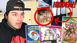 HIDDEN POKEMON PACKS FOUND! (Charizard Chase Card Pulled)