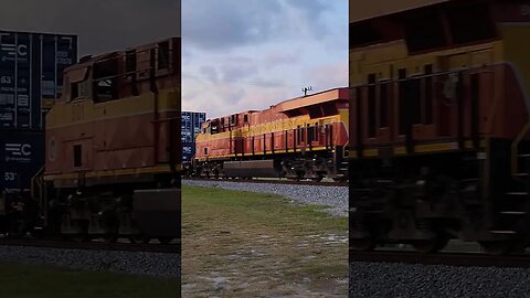 Florida East Coast Railway FEC-107 at Daytona Beach Golf Club July 1 2023 #railfanrob #fec107