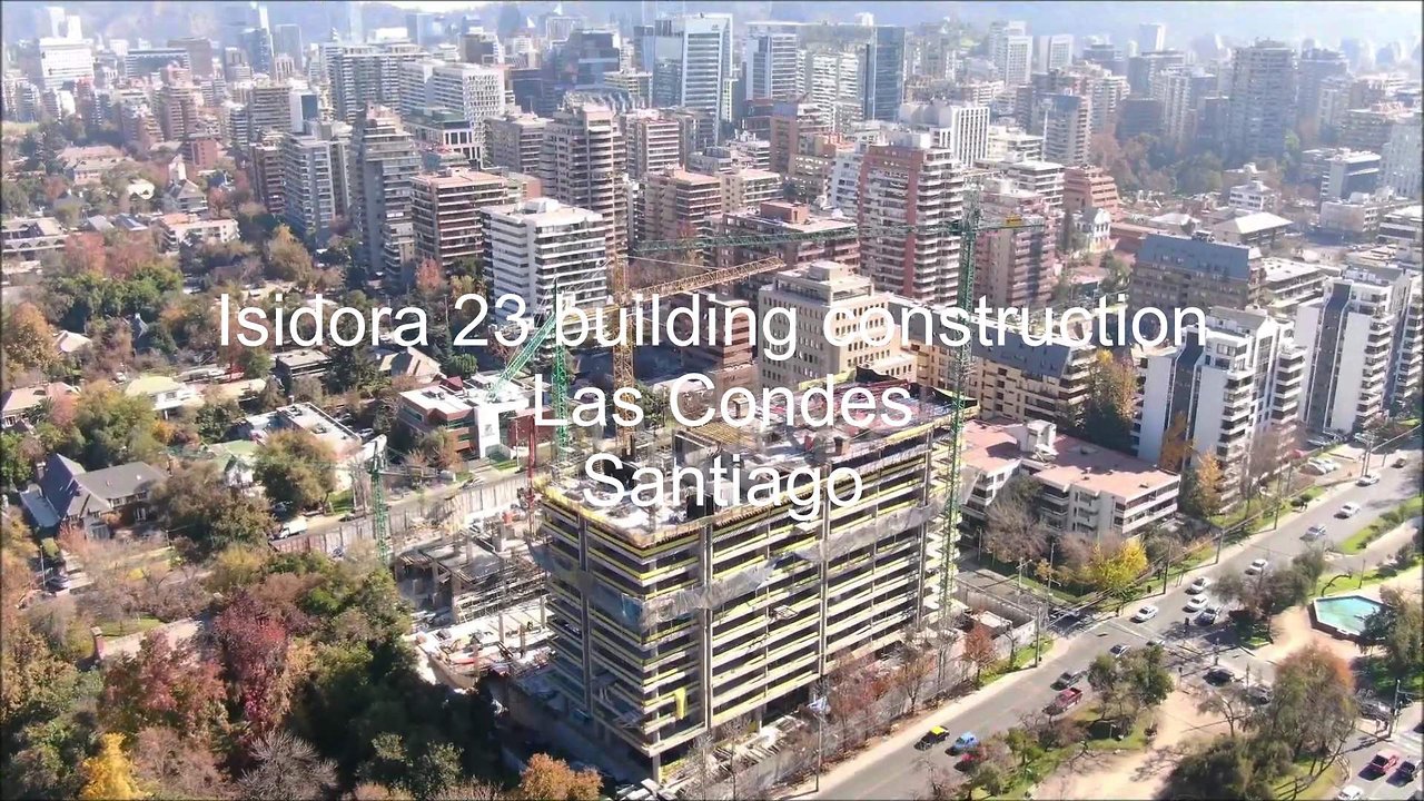 Isidora 23 building construction at Las Condes in Santiago