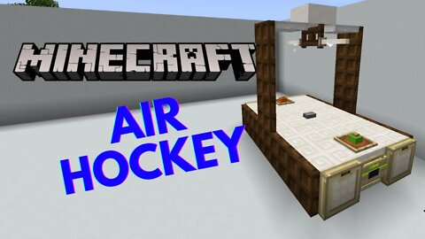 Minecraft: Air Hockey Arcade Game