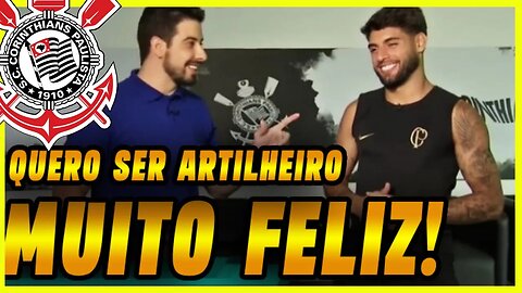 EXCLUSIVO! "ESTOU MUITO FELIZ! EU SEMPRE QUIS FICAR!" YURI ALBERTO FALA SOBRE O CORINTHIANS!