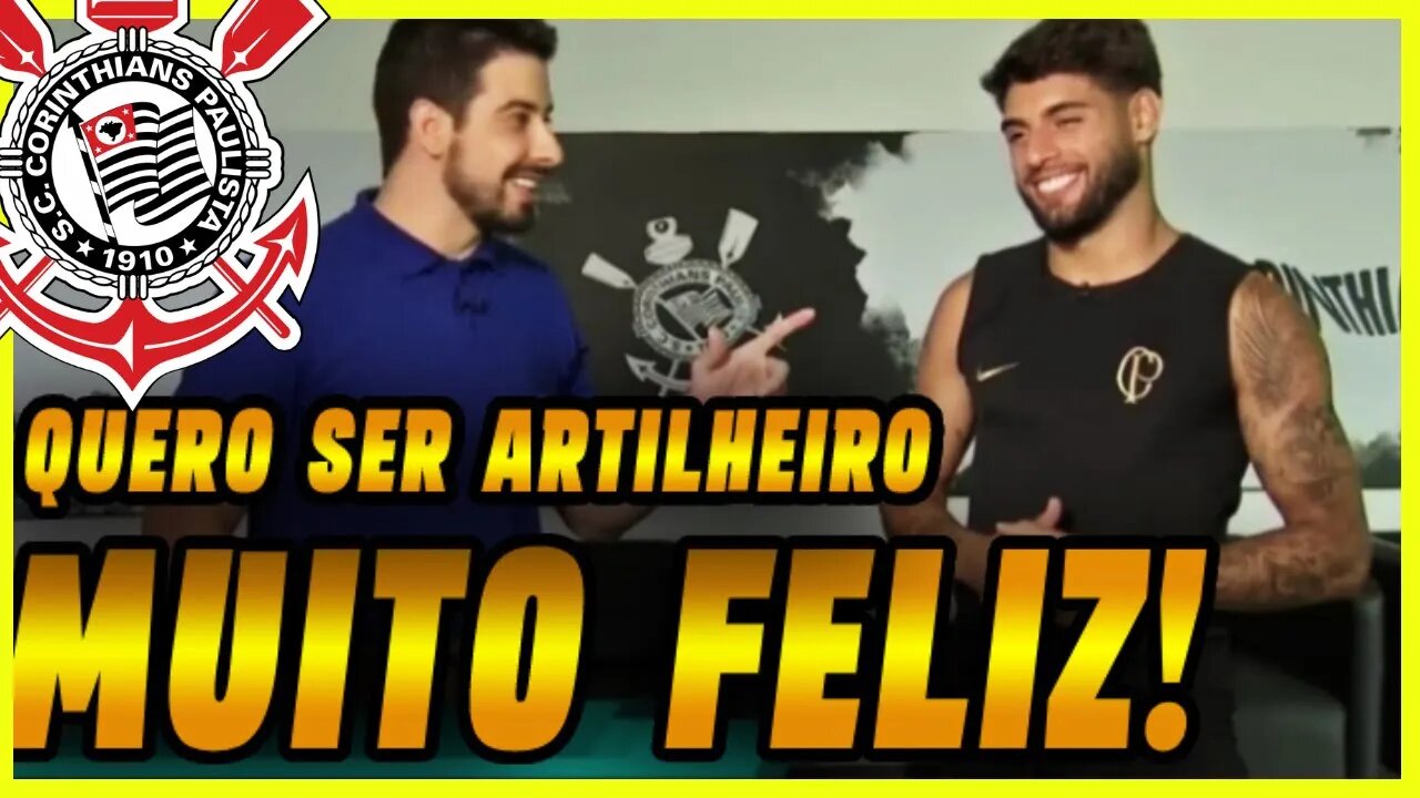 EXCLUSIVO! "ESTOU MUITO FELIZ! EU SEMPRE QUIS FICAR!" YURI ALBERTO FALA SOBRE O CORINTHIANS!