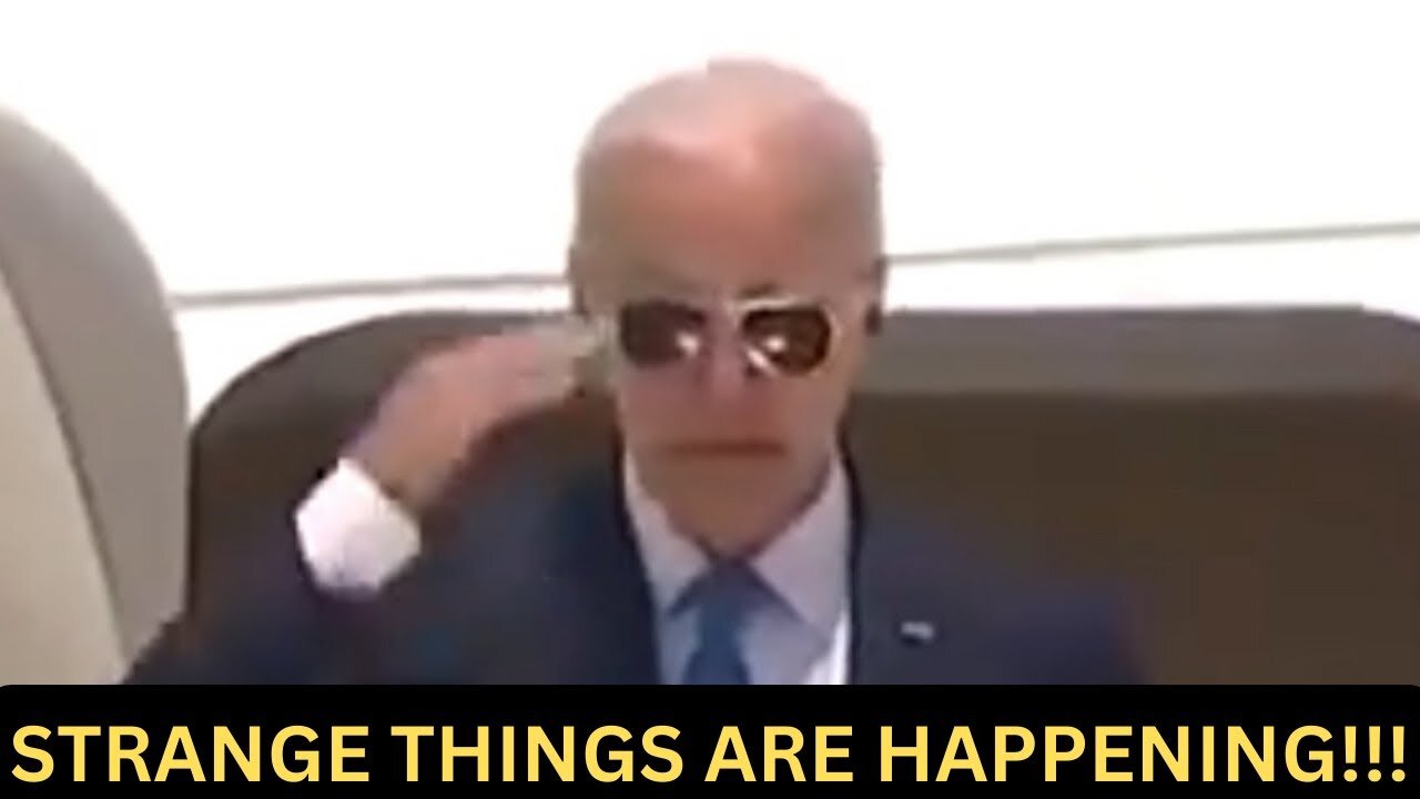 BIDEN'S REAPPEARANCE IS STRANGE!!!!!!