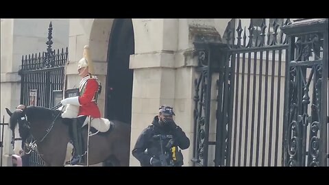 GET BACK changing the of the guard #horseguardsparade