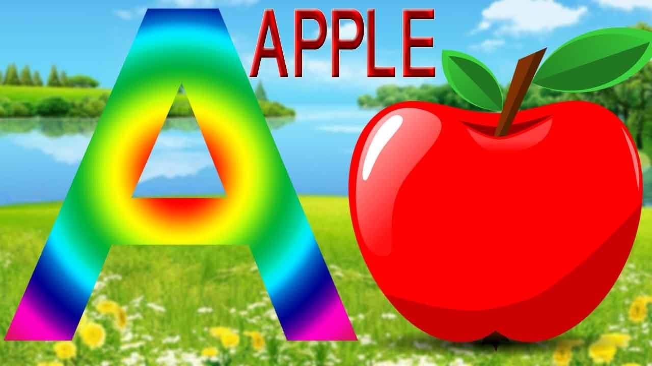 a for apple b for ball, c for cat d for dog, abcd phonics song, alphabets, english varnamala