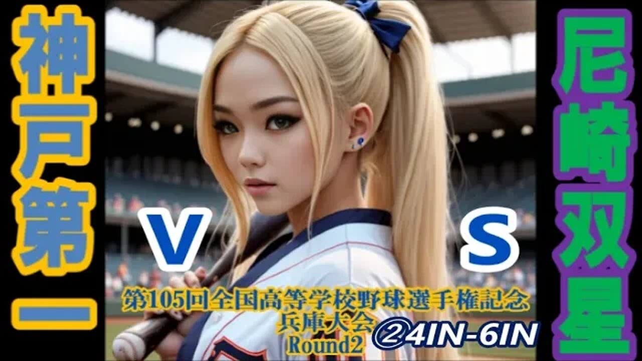 鬼策の1点!【第105回全国高等学校野球選手権記念兵庫大会】R2 神戸第一vs尼崎双星UnPlay全収録②4IN-6IN