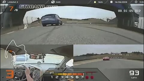 720 HP McLaren 720S chased by 720 HP Ferrari 488 Pista on Laguna Seca