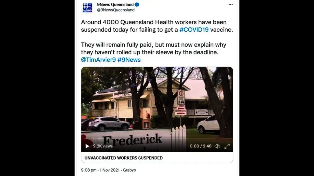 Thousands of unvaccinated health workers suspended in Australia! #shorts