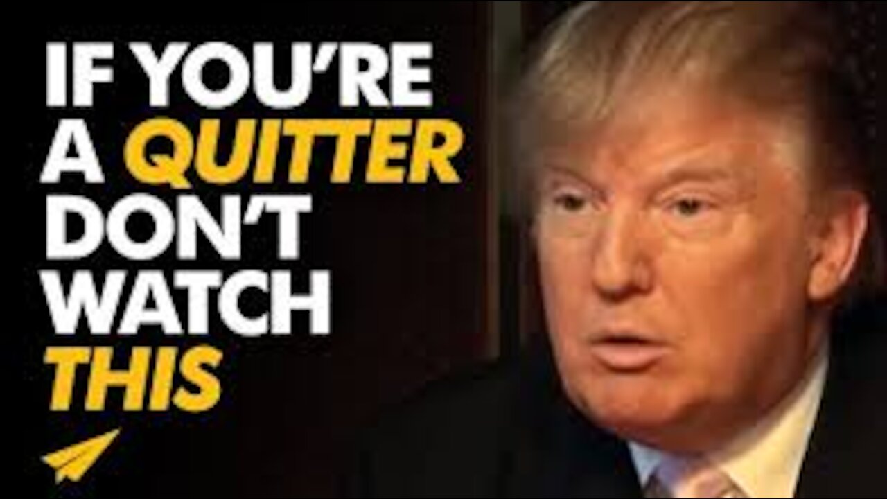 PRESIDENT DONALD J. TRUMP | NEVER EVER QUIT. NEVER QUIT.