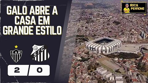 Galo abre a casa em noite mágica