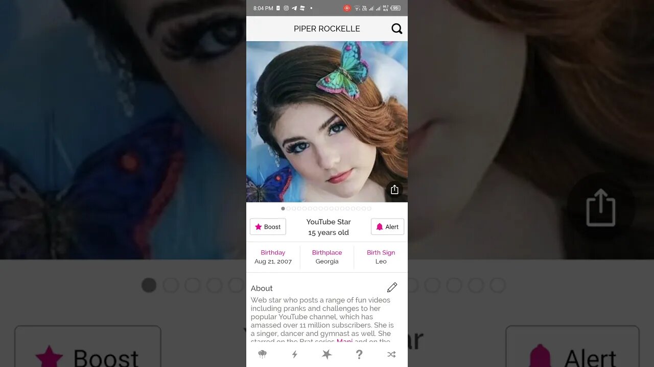 HAPPY 15 BIRTHDAY PIPER ROCKELLE