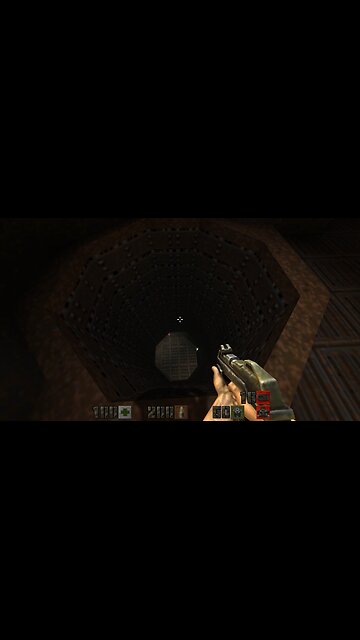 What is wrong with the elevator? (Quake 2 remastered)