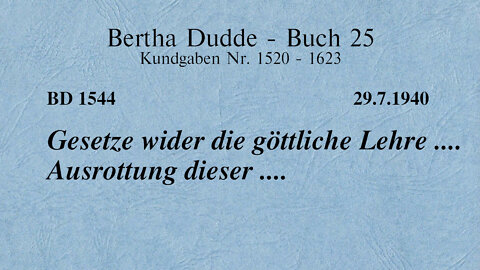 BD 1544 - GESETZE WIDER DIE GÖTTLICHE LEHRE .... AUSROTTUNG DIESER ....