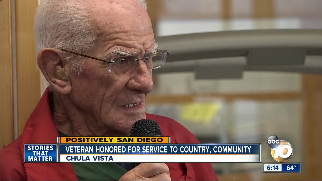 Veteran honored for service to country, community