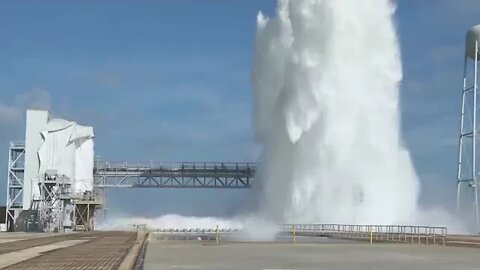 NASA pumps 450,000 gallons of water during 30 second test