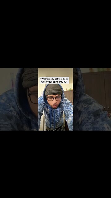 Who really has your back when your going thru it? Seemlytuber sad shorts depression seek help