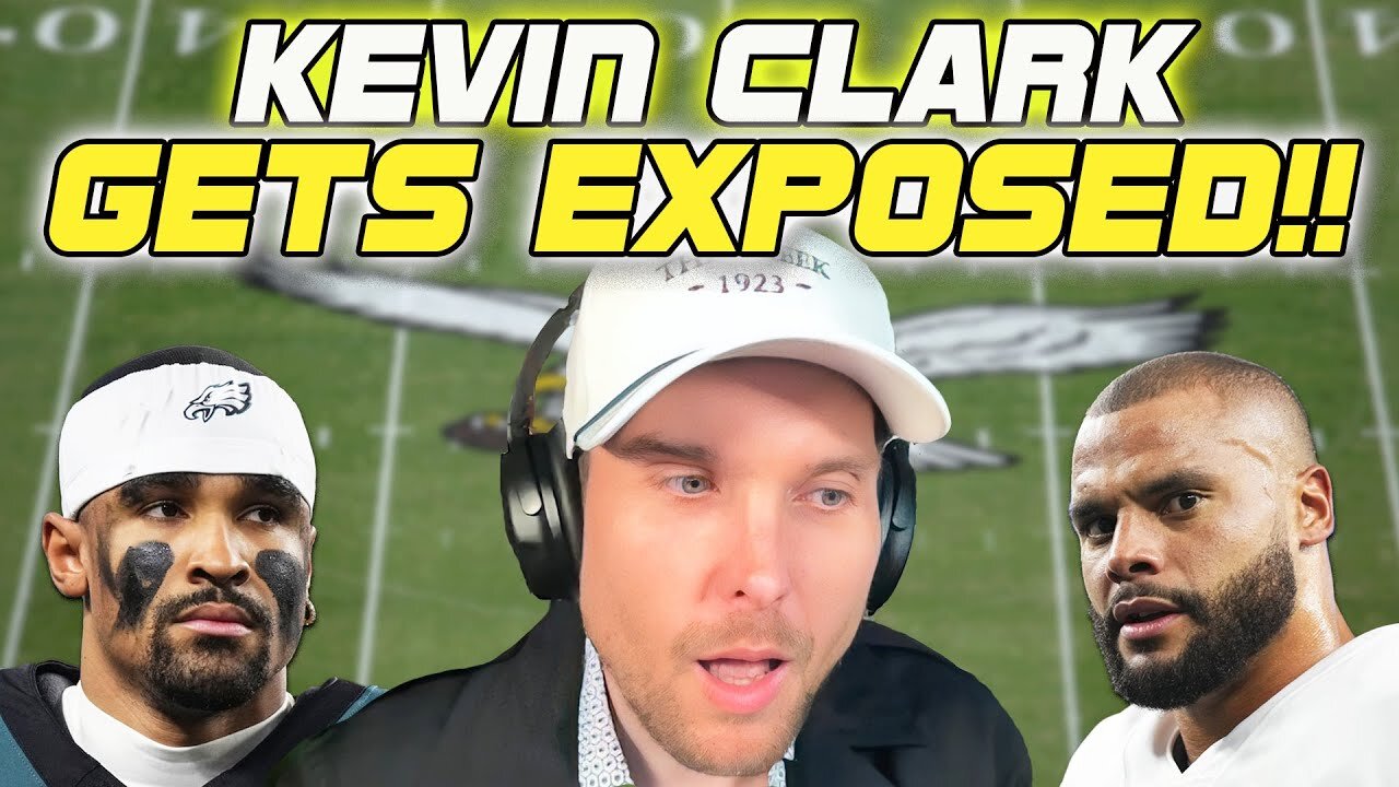 NFL "expert" Kevin Clark GETS EXPOSED for bad takes on Eagles & Cowboys | Fusco Show Sports