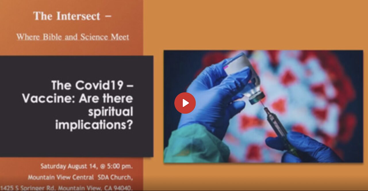 COVID19 VACCINE - ARE THERE SPIRITUAL IMPLICATIONS?