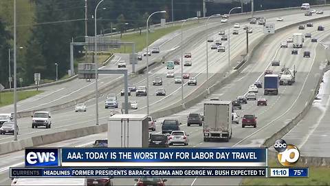 AAA: Friday is the busiest day for Labor Day travel