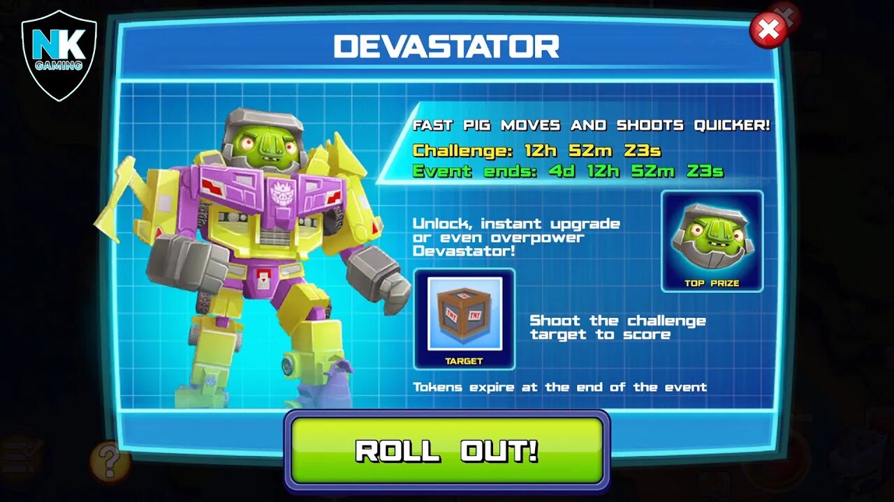 Angry Birds Transformers - Devastator Event - Day 1 - Mission 4