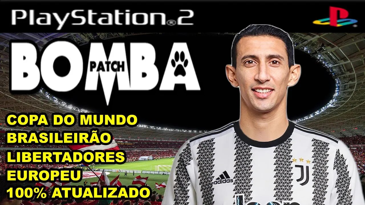 BOMBA PATCH 2023 (PS2) COPA DO MUNDO DOWNLOAD ISO GRÁTIS NARRAÇÃO CLEBER MACHADO