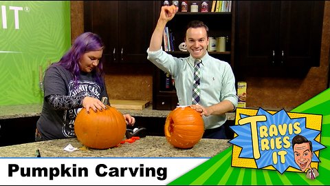 Travis Tries It: Pumpkin Carving