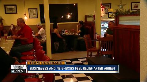 Seminole Heights community feeling relief following suspect arrest