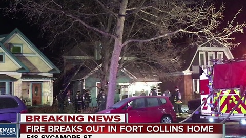 Family escapes house fire in Fort Collins